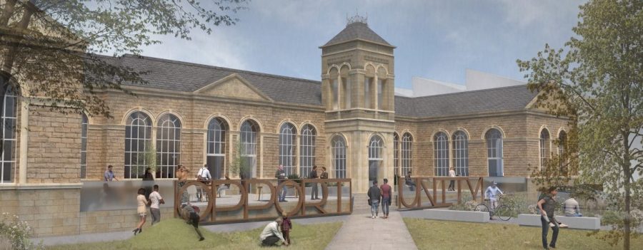 A visual created by architects for Queens Road Neighbourhood Centre.